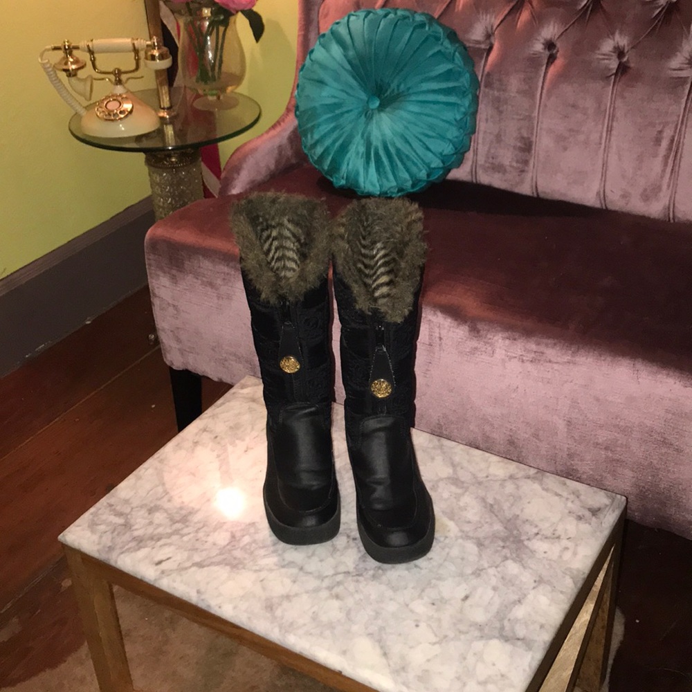 {Juicy Couture} Tall Black Winter Boots